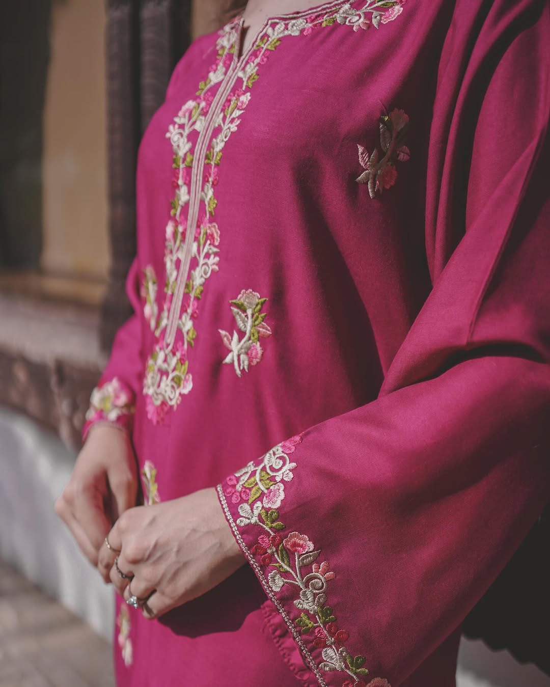 AANGAN LONG LENTH 2PC - Noor - e - Ujala