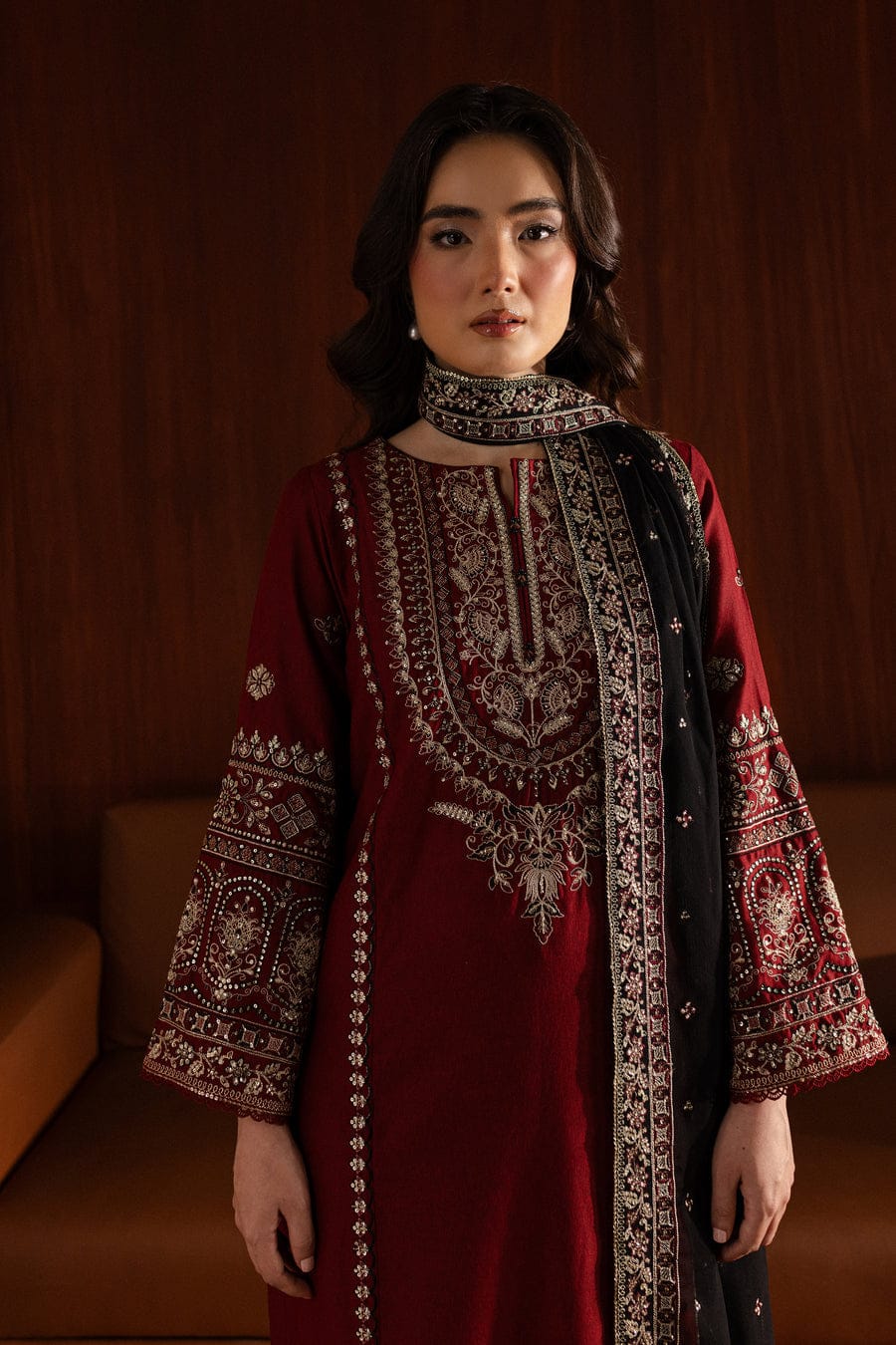 Emerald PRET 3PC - Embroidered - Noor - e - Ujala