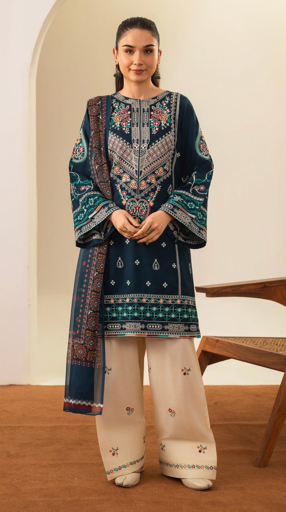 RAYA EMBODIED 3 PC - Noor - e - Ujala