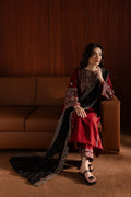 Emerald PRET 3PC - Embroidered - Noor - e - Ujala