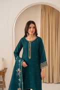 Liva embroided 3 pc - Noor - e - Ujala