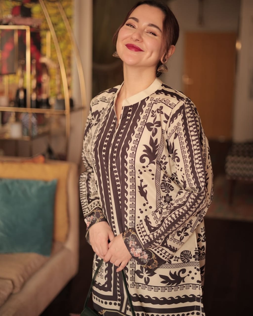 HANIA AMIR DIGITAL PRINTED 2Pc - Noor - e - Ujala