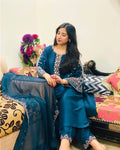 ZARA Embroidered 3pcs - Noor - e - Ujala