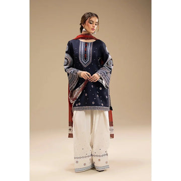 LARA EMBROIDERED 3PC - Noor - e - Ujala