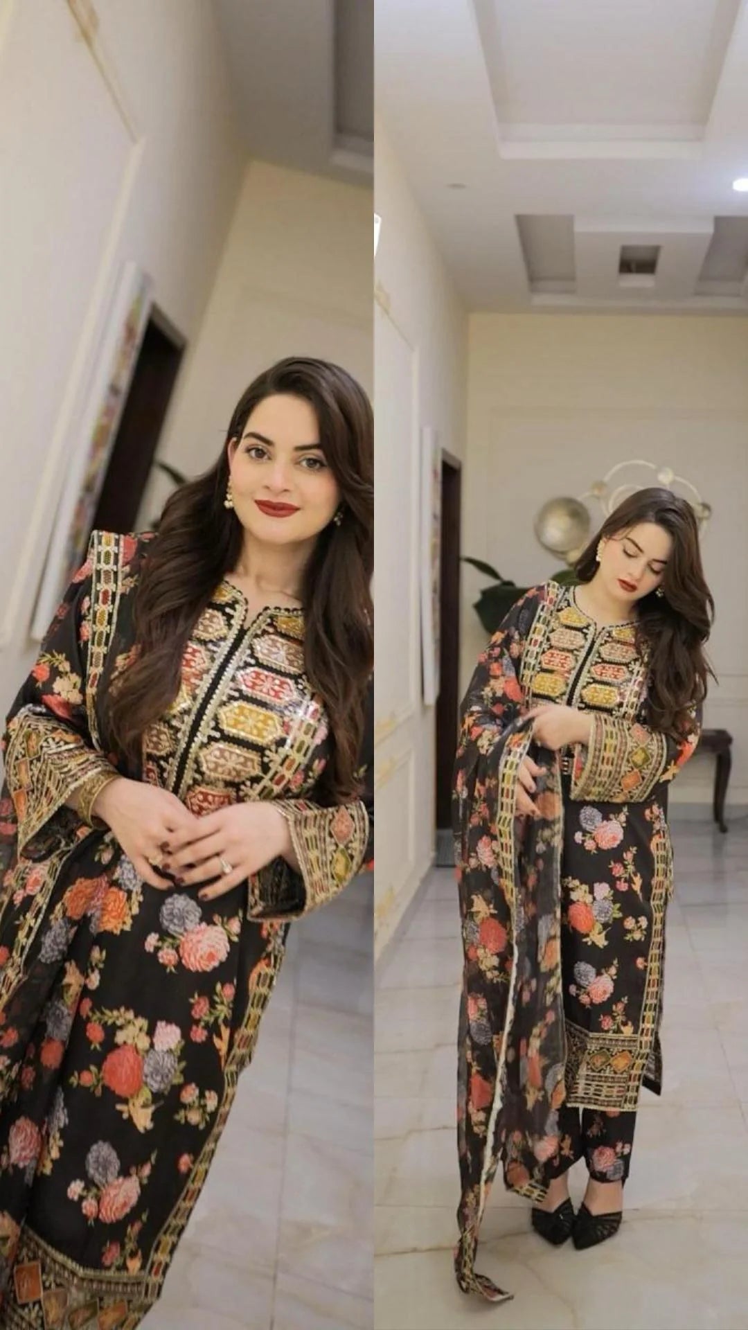 Chandni Embroided 3 pc - Noor - e - Ujala