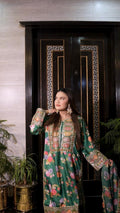 SAGE GREEN Embroided 3 pc - Noor - e - Ujala