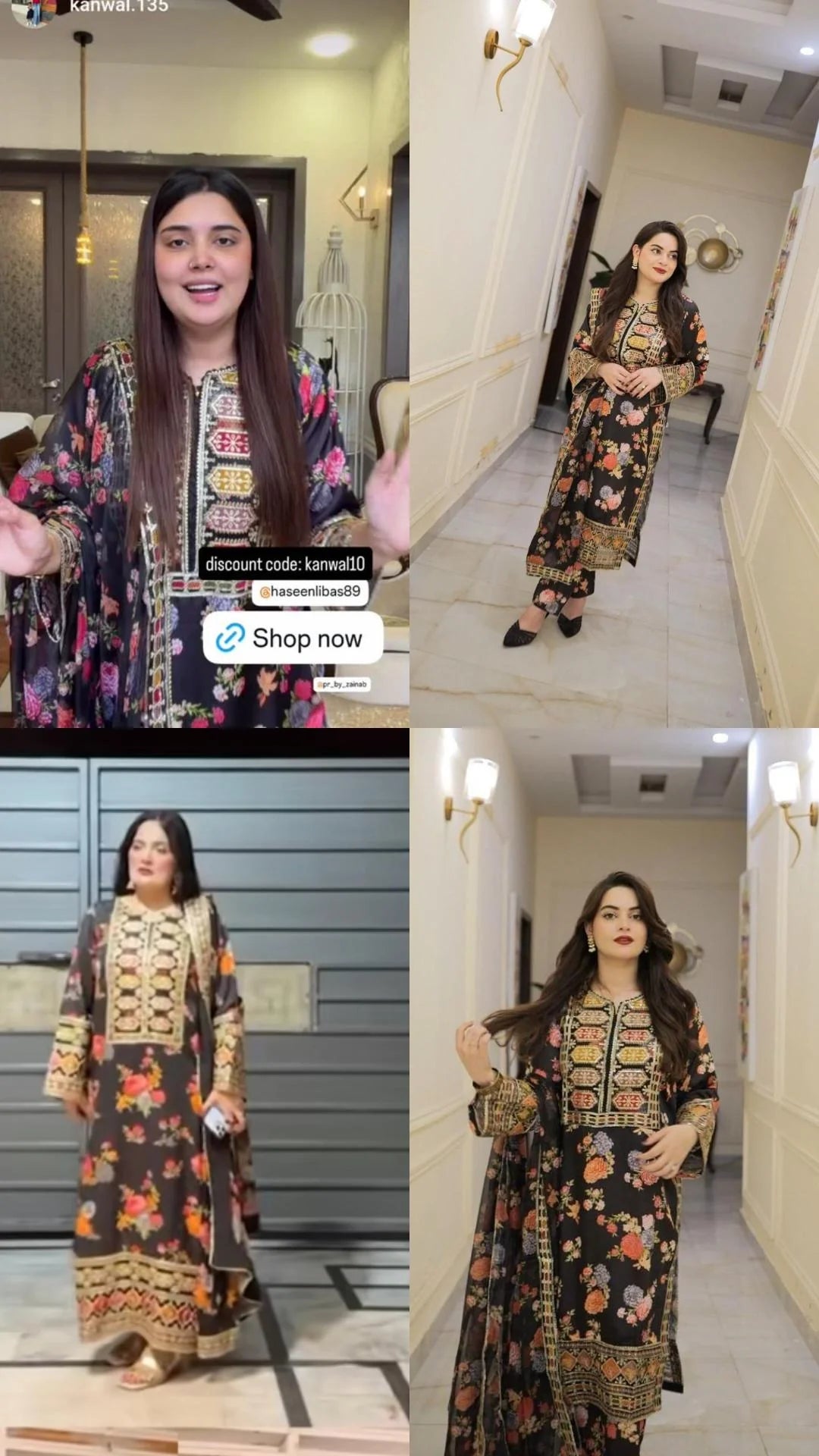 Chandni Embroided 3 pc - Noor - e - Ujala